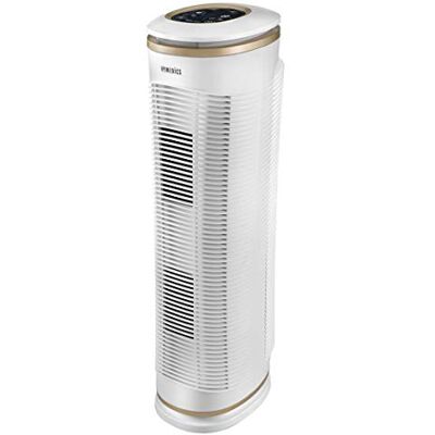 Homedics El purificador de aire de torre HEPA, mantiene el aire fresco, protege contra el aire infectado por alergias, tres modos de limpieza, elimina hasta el 99% de los alérgenos, alivia el asma Homedics El purificador de aire de torre HEPA, mantiene el aire fresco, protege contra el aire infectado por alergias, tres modos de limpieza, elimina hasta el 99% de los alérgenos, alivia el asma