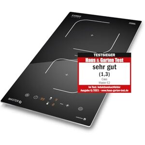 Caso Master E2 Placa de inducción de encastre, de dos fuegos Caso Master E2 Placa de inducción de encastre, de dos fuegos