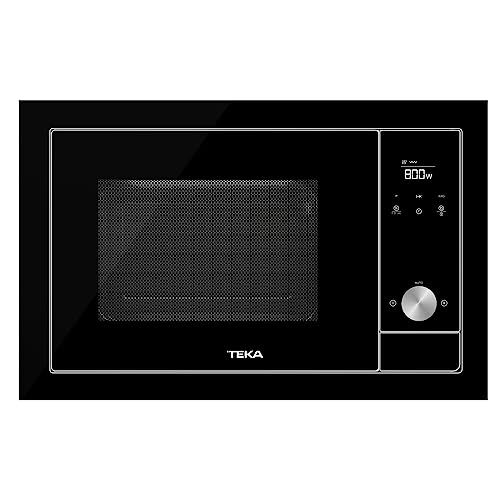 Teka ML 8200 BIS - Microondas y Grill de 20 lts, Urban Colors Edition, 5 Niveles de Potencia, Touch Control, Memoria de Cocinado, Display TFT, Color Cristal Negro