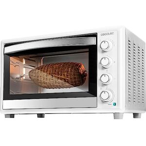 Cecotec Horno Convección de Sobremesa de 46 Litros Bake&Toast 4600 White Gyro. 2000 W, Luz Interior, 12 Funciones, Temperatura hasta 230º, Puerta de doble Cristal, Incluye Rustidor Giratorio Cecotec Horno Convección de Sobremesa de 46 Litros Bake&Toast 4600 White Gyro. 2000 W, Luz Interior, 12 Funciones, Temperatura hasta 230º, Puerta de doble Cristal, Incluye Rustidor Giratorio