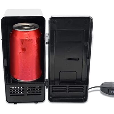 Hoopoocolor Mini Nevera USB, Mini Frigorífico Portátil con Refrigeración Aislada, Nevera USB Refrigerada por Semiconductor de Bajo Ruido para Coches, Hogares y Oficinas Hoopoocolor Mini Nevera USB, Mini Frigorífico Portátil con Refrigeración Aislada, Nevera USB Refrigerada por Semiconductor de Bajo Ruido para Coches, Hogares y Oficinas