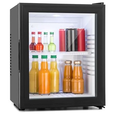 KLARSTEIN Brooklyn Nevera Pequeña Portatil Eléctrica Puerta Cristal, Mini Nevera Silenciosa para Casa y Oficina, Frigorificos Pequeños Refrescos, Cervezas, Estantes Extraíbles, Minibar 12-18°C, 30 l. KLARSTEIN Brooklyn Nevera Pequeña Portatil Eléctrica Puerta Cristal, Mini Nevera Silenciosa para Casa y Oficina, Frigorificos Pequeños Refrescos, Cervezas, Estantes Extraíbles, Minibar 12-18°C, 30 l.