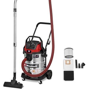 Einhell Aspirador en seco y húmedo TE-VC 3080 SACL de (1150 W, Potencia de aspiración 220 mbar, depósito 30 l, protección al Polvo L, Filtro HEPA, Limpieza de filtros, Enchufe automático, Accesorios) Einhell Aspirador en seco y húmedo TE-VC 3080 SACL de (1150 W, Potencia de aspiración 220 mbar, depósito 30 l, protección al Polvo L, Filtro HEPA, Limpieza de filtros, Enchufe automático, Accesorios)