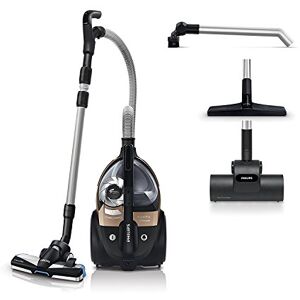 Philips PowerPro Ultimate FC9922/09 Aspirador sin Bolsa, Mando a Distancia, PowerCyclone 7, Filtro HEPA 13, 650 W, 73 dB, Negro Philips PowerPro Ultimate FC9922/09 Aspirador sin Bolsa, Mando a Distancia, PowerCyclone 7, Filtro HEPA 13, 650 W, 73 dB, Negro