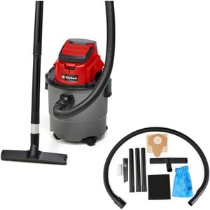 Einhell Aspirador en seco y húmedo con batería TC-VC 18/15 Li-Solo Power X-Change (Li-Ion, 18 V, recipiente de plástico de 15 l, incl. manguera de aspiración, varios filtros, sin batería ni cargador) Einhell Aspirador en seco y húmedo con batería TC-VC 18/15 Li-Solo Power X-Change (Li-Ion, 18 V, recipiente de plástico de 15 l, incl. manguera de aspiración, varios filtros, sin batería ni cargador)