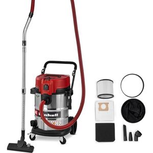 Einhell Aspirador en seco y húmedo TE-VC 5090 SACL (1.300 W, Potencia de aspiración 230 mbar, Recipiente 50 l, protección contra el Polvo L, Filtro HEPA, Limpieza de filtros, Enchufe automático) Einhell Aspirador en seco y húmedo TE-VC 5090 SACL (1.300 W, Potencia de aspiración 230 mbar, Recipiente 50 l, protección contra el Polvo L, Filtro HEPA, Limpieza de filtros, Enchufe automático)