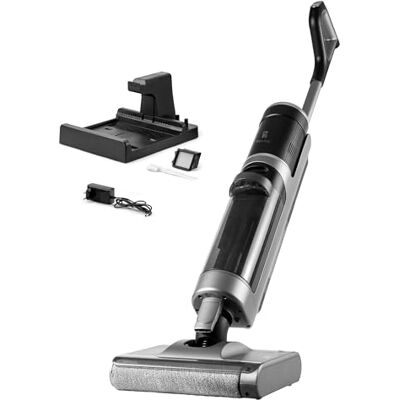 Di4 Velluto Doppio Fregona Eléctrica 2en1 Aspira y Friega, Doble Rodillo, Motor Digital Brushless 200W, Autolimpieza, Sensor Inteligente de Suciedad, 40min Autonomía, Pantalla LED, Tracción Automática Di4 Velluto Doppio Fregona Eléctrica 2en1 Aspira y Friega, Doble Rodillo, Motor Digital Brushless 200W, Autolimpieza, Sensor Inteligente de Suciedad, 40min Autonomía, Pantalla LED, Tracción Automática