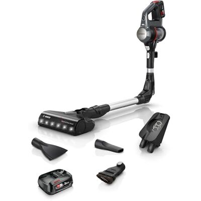 Bosch Aspirador sin Cable Unlimited 7, Cepillo 2 en 1, Acero, Bosch Aspirador sin Cable Unlimited 7, Cepillo 2 en 1, Acero,