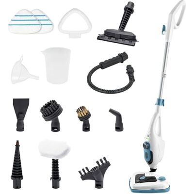Di4 SteamClean Multi 12 ProMax Limpiador Vapor Multifunción 12 en 1, 1500W, Elimina 99,9% de Virus y Bacterias, Vaporeta Limpieza Hogar ECO sin Detergentes, Limpiador Tapiceria, Limpia Sofas Di4 SteamClean Multi 12 ProMax Limpiador Vapor Multifunción 12 en 1, 1500W, Elimina 99,9% de Virus y Bacterias, Vaporeta Limpieza Hogar ECO sin Detergentes, Limpiador Tapiceria, Limpia Sofas