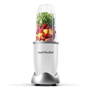 NutriBullet Pro 900 Watt, batidora personal, batidora multifuncional, vaso de 700ml, blanco, NutriBullet Pro 900 Watt, batidora personal, batidora multifuncional, vaso de 700ml, blanco,