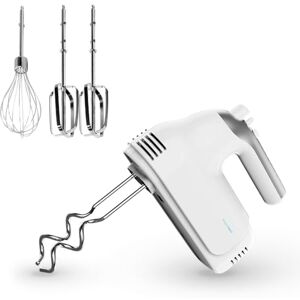 Cecotec Batidora de Varillas PowerTwist 500. 500 W de Potencia, 5 Niveles de Velocidad, Función Turbo, Diseño Ergonómico, Accesorios: Varillas batidoras, Garfios amasadores y Varilla de Globo Cecotec Batidora de Varillas PowerTwist 500. 500 W de Potencia, 5 Niveles de Velocidad, Función Turbo, Diseño Ergonómico, Accesorios: Varillas batidoras, Garfios amasadores y Varilla de Globo