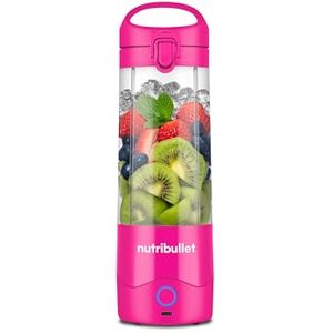 NUTRIBULLET NBP003BP Rosa Licuadora Portátil - 100 W, 475 ml, Sin BPA NUTRIBULLET NBP003BP Rosa Licuadora Portátil - 100 W, 475 ml, Sin BPA