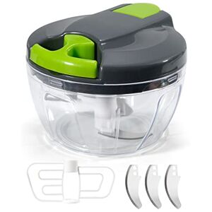 Lifeant Picadora Manual, Cortador de cebolla manual, Picadora con cuerda, 3 cuchillas adicionales, Contenedor de ABS, Mini Multitrituradora de Cocina Universal para Verduras, Hierbas, Carne Lifeant Picadora Manual, Cortador de cebolla manual, Picadora con cuerda, 3 cuchillas adicionales, Contenedor de ABS, Mini Multitrituradora de Cocina Universal para Verduras, Hierbas, Carne
