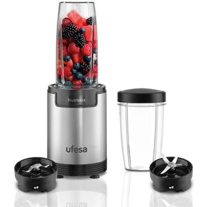 Ufesa Nutrimix Batidora de Vaso Individual, Extractor de Nutrientes y Vitaminas Multifuncional, 900W de Potencia, Cuchillas en Acero Inoxidable, Batidos y Smoothies, Tritura Hielo, Accesorios 6 en 1 Ufesa Nutrimix Batidora de Vaso Individual, Extractor de Nutrientes y Vitaminas Multifuncional, 900W de Potencia, Cuchillas en Acero Inoxidable, Batidos y Smoothies, Tritura Hielo, Accesorios 6 en 1