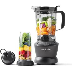 NutriBullet Blender Combo, batidora, batidora multifuncional de vaso, 1200 W de potencia, jarra de 1,8 L de capacidad, sin BPA, NutriBullet Blender Combo, batidora, batidora multifuncional de vaso, 1200 W de potencia, jarra de 1,8 L de capacidad, sin BPA,