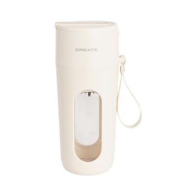 CREATE /MOI STUDIO MOVE/Batidora de vaso portátil recargable blanco roto/licuado inalámbrico, 15 usos autonomía, USB-C, 10 cuchillas acero inoxidable, vaso 400 ml, 80W CREATE /MOI STUDIO MOVE/Batidora de vaso portátil recargable blanco roto/licuado inalámbrico, 15 usos autonomía, USB-C, 10 cuchillas acero inoxidable, vaso 400 ml, 80W