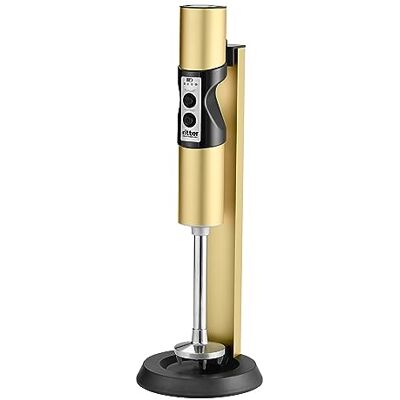 Ritter stilo 7 Plus Batidora de mano inalámbrica, batidora de inmersión con batería de metal, fabricada en Alemania, color dorado Ritter stilo 7 Plus Batidora de mano inalámbrica, batidora de inmersión con batería de metal, fabricada en Alemania, color dorado