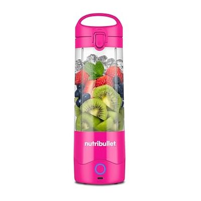 NUTRIBULLET NBP003BP Rosa Licuadora Portátil - 100 W, 475 ml, Sin BPA NUTRIBULLET NBP003BP Rosa Licuadora Portátil - 100 W, 475 ml, Sin BPA