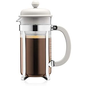 Bodum Cafetera, 8 tazas, 1 l, color blanco crema Bodum Cafetera, 8 tazas, 1 l, color blanco crema
