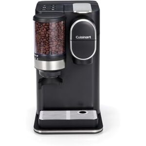 CUISINART Cafetera One Cup Grind And Brew Café en grano en taza, monodosis Molinillo cónico Ajuste la intensidad del café, 3 tamaños de taza a elegir Cápsula de filtro reutilizable Negra CUISINART Cafetera One Cup Grind And Brew Café en grano en taza, monodosis Molinillo cónico Ajuste la intensidad del café, 3 tamaños de taza a elegir Cápsula de filtro reutilizable Negra