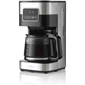 Trebs Filter Coffee Machine Up to 12 Cups at 1.5 L Capacity Programmable Automatic Shut-Off Drip Stop LED Touch Display Stainless Steel Design Stainless Steel/Black Trebs Filter Coffee Machine Up to 12 Cups at 1.5 L Capacity Programmable Automatic Shut-Off Drip Stop LED Touch Display Stainless Steel Design Stainless Steel/Black