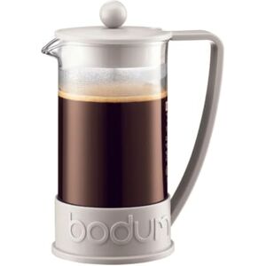 Bodum Brazil Cafetera, 8 tazas, 1 l, plástico, color blanco crema Bodum Brazil Cafetera, 8 tazas, 1 l, plástico, color blanco crema