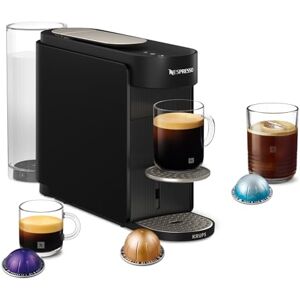 Nespresso KRUPS Vertuo Up, Cafetera de cápsulas, 7 tamaños de taza, Smart, Depósito de 1,4 L, Lista en 3 segundos y Apagado automático, Negro, Nespresso KRUPS Vertuo Up, Cafetera de cápsulas, 7 tamaños de taza, Smart, Depósito de 1,4 L, Lista en 3 segundos y Apagado automático, Negro,