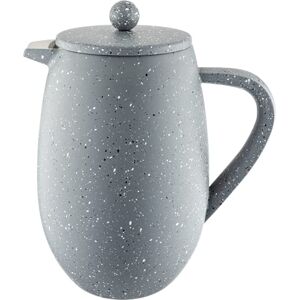Café Olé Cafetera BFD Granite, cuerpo de acero inoxidable 18/10 de doble pared y filtro de malla, acabado gris efecto granito, 1000 ml (8 tazas de espresso o 4 tazas grandes) Café Olé Cafetera BFD Granite, cuerpo de acero inoxidable 18/10 de doble pared y filtro de malla, acabado gris efecto granito, 1000 ml (8 tazas de espresso o 4 tazas grandes)