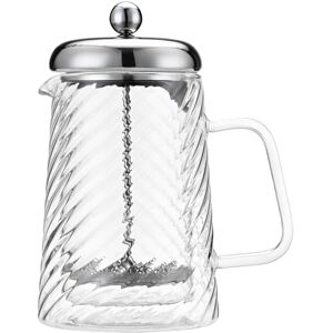 Café Olé Rotolo Cafetera de 6 tazas, doble pared aislante, vidrio y acero inoxidable Café Olé Rotolo Cafetera de 6 tazas, doble pared aislante, vidrio y acero inoxidable