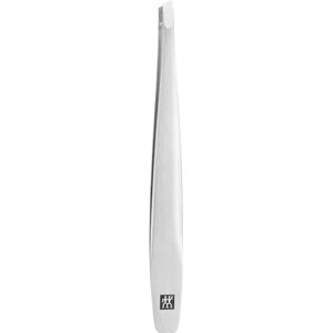 Zwilling Pinzas anguladas (depilación de cejas, eliminación de astillas, afiladas a mano, puntas rugosas, hipoalergénicas), Premium, plata, 90 mm Zwilling Pinzas anguladas (depilación de cejas, eliminación de astillas, afiladas a mano, puntas rugosas, hipoalergénicas), Premium, plata, 90 mm