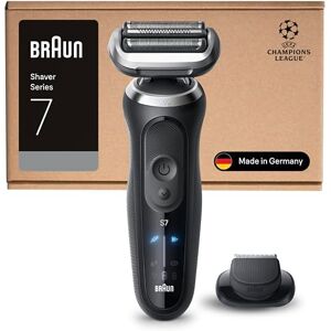 Braun Afeitadora Eléctrica Hombre Series 7, Máquina De Afeitar Barba En Seco Y En Mojado, 3 Modos De Afeitado, 60 Min De Uso, Recortadora De Precisión, Estuche De Viaje, 72-N1200SI, Negro Braun Afeitadora Eléctrica Hombre Series 7, Máquina De Afeitar Barba En Seco Y En Mojado, 3 Modos De Afeitado, 60 Min De Uso, Recortadora De Precisión, Estuche De Viaje, 72-N1200SI, Negro