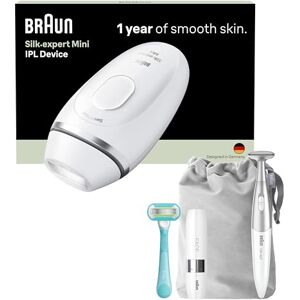 Braun Depiladora Luz Pulsada Silk·expert Mini, IPL, Depilación Láser en Casa, Depiladora Laser con Funda, Mini Depiladora Facial, Recortadora para Zona de Bikini Y Maquinilla Venus, PL1115 Braun Depiladora Luz Pulsada Silk·expert Mini, IPL, Depilación Láser en Casa, Depiladora Laser con Funda, Mini Depiladora Facial, Recortadora para Zona de Bikini Y Maquinilla Venus, PL1115