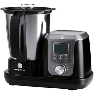 MAGEFESA Magchef Robot de Cocina Multifunción Negro, 3.3L, 23 Funciones, Incluye Recetario, Espátula, Batidor, Protector de Cuchillas, Vaso Medidor MAGEFESA Magchef Robot de Cocina Multifunción Negro, 3.3L, 23 Funciones, Incluye Recetario, Espátula, Batidor, Protector de Cuchillas, Vaso Medidor