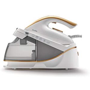 Breville Pressxpress Plancha con caldera, placa multidireccional de cerámica, golpe de vapor 230 g, chorro de vapor vertical 100 g/min, 5 bar de presión, color blanco Breville Pressxpress Plancha con caldera, placa multidireccional de cerámica, golpe de vapor 230 g, chorro de vapor vertical 100 g/min, 5 bar de presión, color blanco
