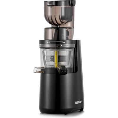 Bio Chef BioChef Atlas Whole Slow Juicer extractor de zumos COLD PRESS, licuadora en frío ¡Exprime frutas enteras como manzanas, naranjas, zanahorias y remolachas, Negro Bio Chef BioChef Atlas Whole Slow Juicer extractor de zumos COLD PRESS, licuadora en frío ¡Exprime frutas enteras como manzanas, naranjas, zanahorias y remolachas, Negro
