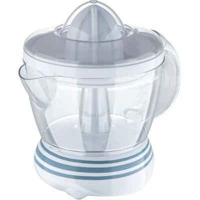 Bergner Noia Exprimidor 40W 1.2L Motor Automático Giro en 2 Sentidos Recipiente Transparente Patas Antideslizantes, Azul y blanco Bergner Noia Exprimidor 40W 1.2L Motor Automático Giro en 2 Sentidos Recipiente Transparente Patas Antideslizantes, Azul y blanco