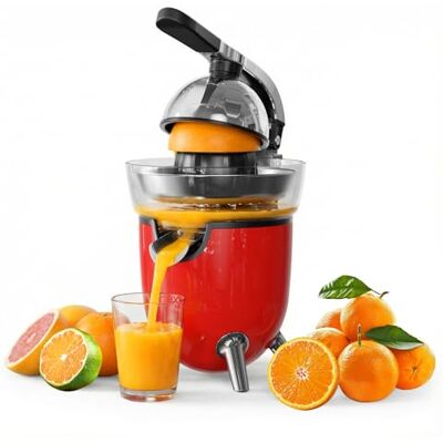 Woox Exprimidor de Naranjas Electrico, con Brazo de Palanca, 100W, Exprimidor Electrico Silencioso con 2 Conos para Limones y Pomelos, Boquilla Antigoteo, Sin BPA, Desmontable y Fácil de Limpiar Woox Exprimidor de Naranjas Electrico, con Brazo de Palanca, 100W, Exprimidor Electrico Silencioso con 2 Conos para Limones y Pomelos, Boquilla Antigoteo, Sin BPA, Desmontable y Fácil de Limpiar