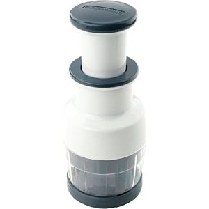 Fackelmann Picadora de Verduras easyprepare, machacador de verdurs, trituradora de verduras en plástico y acero inoxidable de admirables calidades, blanco y azul, 1ud. Fackelmann Picadora de Verduras easyprepare, machacador de verdurs, trituradora de verduras en plástico y acero inoxidable de admirables calidades, blanco y azul, 1ud.