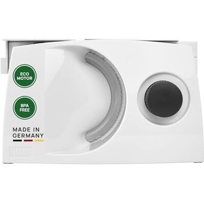 Ritter , Cortadora de Alimentos Eléctrica Plegable y Rebanadora de Pan con Motor ECO Ritter , Cortadora de Alimentos Eléctrica Plegable y Rebanadora de Pan con Motor ECO