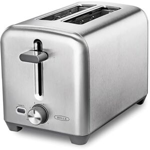 BELLA tostadora de 2 rebanadas con ranuras extraanchas y compartimento extraíble para migas. 6 niveles de dorado, apagado automático y función de calentamiento. Para tostar pan, bagel y gofres. BELLA tostadora de 2 rebanadas con ranuras extraanchas y compartimento extraíble para migas. 6 niveles de dorado, apagado automático y función de calentamiento. Para tostar pan, bagel y gofres.