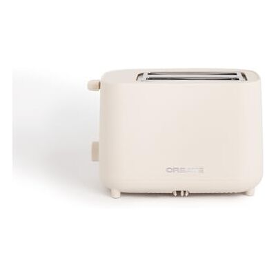 CREATE /TOAST STUDIO/Tostador blanco roto / 6 Niveles de potencia, bandeja recogemigas, termostato, descongelación, recalentar, sistema de seguridad, 750W CREATE /TOAST STUDIO/Tostador blanco roto / 6 Niveles de potencia, bandeja recogemigas, termostato, descongelación, recalentar, sistema de seguridad, 750W