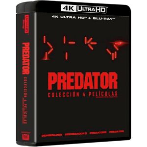 Divisa HV Predator Colección 4 Peliculas (4K UHD + Blu-ray): Depredador 1, Depredador 2, Predators, Predator Divisa HV Predator Colección 4 Peliculas (4K UHD + Blu-ray): Depredador 1, Depredador 2, Predators, Predator