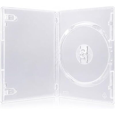 Amaray 10 fundas transparentes individuales para DVD, lomo de 14 mm y funda exterior para obras de arte, fundas originales para – Capacidad para 1 DVD, CD o disco Blu-ray, fundas transparentes para Amaray 10 fundas transparentes individuales para DVD, lomo de 14 mm y funda exterior para obras de arte, fundas originales para – Capacidad para 1 DVD, CD o disco Blu-ray, fundas transparentes para