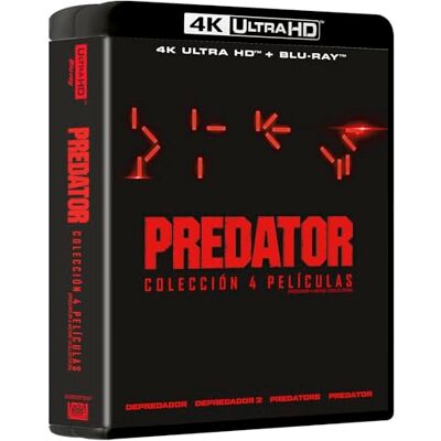 Divisa Films Predator Colección 4 Peliculas (4K UHD + Blu-ray): Depredador 1, Depredador 2, Predators, Predator Divisa Films Predator Colección 4 Peliculas (4K UHD + Blu-ray): Depredador 1, Depredador 2, Predators, Predator