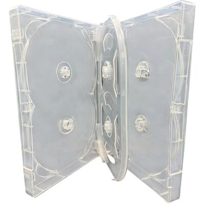 Dragon 1 funda de 6 discos supertransparente para DVD, CD, Blu Ray para 6 discos de cualquier formato. La funda tiene un ancho de 32 mm de ancho de lomo y una funda exterior para sostener obras de arte del Dragon 1 funda de 6 discos supertransparente para DVD, CD, Blu Ray para 6 discos de cualquier formato. La funda tiene un ancho de 32 mm de ancho de lomo y una funda exterior para sostener obras de arte del