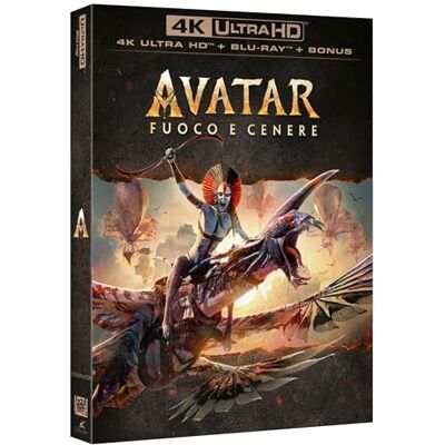 Blu-Ray 4K Uhd Avatar: Fuoco E Cenere (4K Ultra Hd + 2 Blu-Ray Hd) Blu-Ray 4K Uhd Avatar: Fuoco E Cenere (4K Ultra Hd + 2 Blu-Ray Hd)