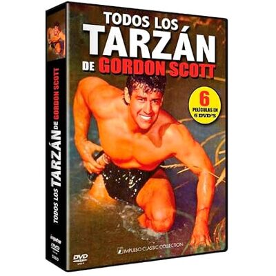 All of Gordon Scott's Tarzans Collection 6-DVD Set ( Tarzan's Hidden Jungle / Tarzan and the Lost Safari / Tarzan's Fight for Life / Tarzan and the Trappers / Tarzan's Greatest Adventure / Tarz All of Gordon Scott's Tarzans Collection 6-DVD Set ( Tarzan's Hidden Jungle / Tarzan and the Lost Safari / Tarzan's Fight for Life / Tarzan and the Trappers / Tarzan's Greatest Adventure / Tarz