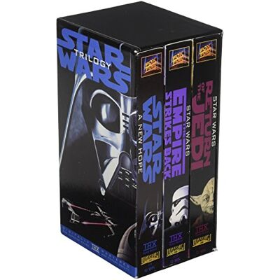 Star Wars Original Version Trilogy VHS Box Set-1995 Star Wars Original Version Trilogy VHS Box Set-1995