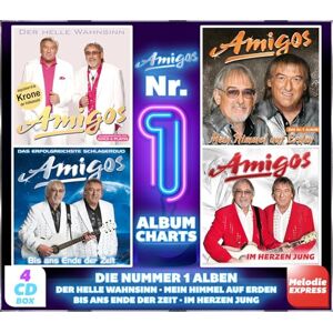 Amigos Die Nummer 1 Alben Der helle Wahnsinn; Mein Himmel auf Erden; Bis ans Ende der Zeit; Im Herzen jung Amigos Die Nummer 1 Alben Der helle Wahnsinn; Mein Himmel auf Erden; Bis ans Ende der Zeit; Im Herzen jung