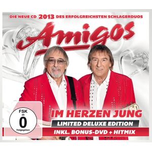 Amigos Im Herzen jung Deluxe Edition inkl. Hitmix & Bonus-DVD mit drei Musikclips Amigos Im Herzen jung Deluxe Edition inkl. Hitmix & Bonus-DVD mit drei Musikclips